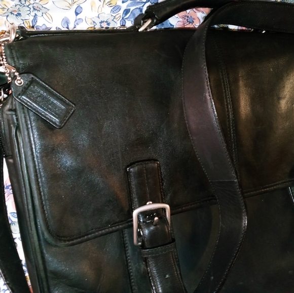 COACH LEATHER BRIEFCASE - Picture 3 of 8